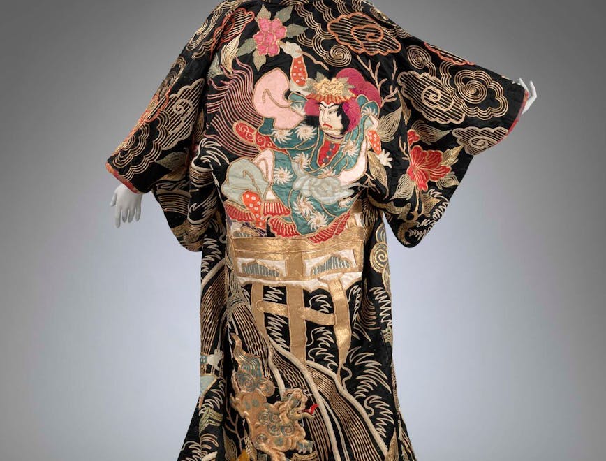 gown fashion formal wear dress clothing robe person glove kimono