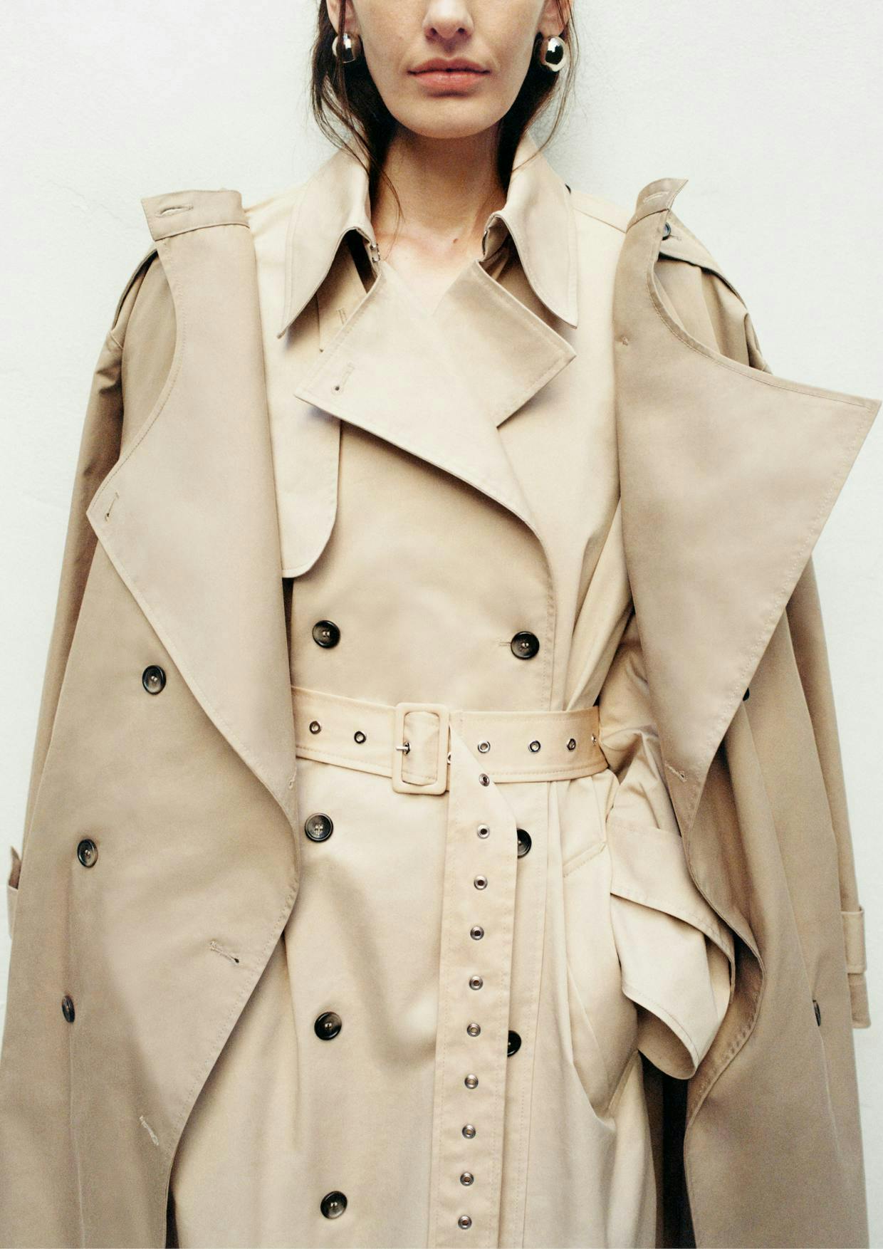 clothing coat overcoat trench coat